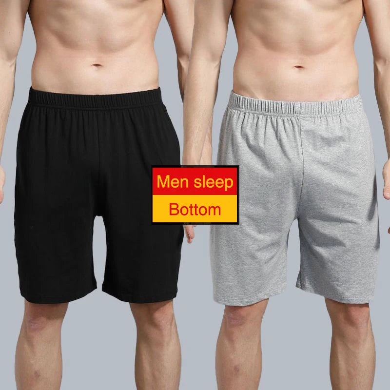 Men's Cotton Sleep Shorts - Comfortable & Breathable