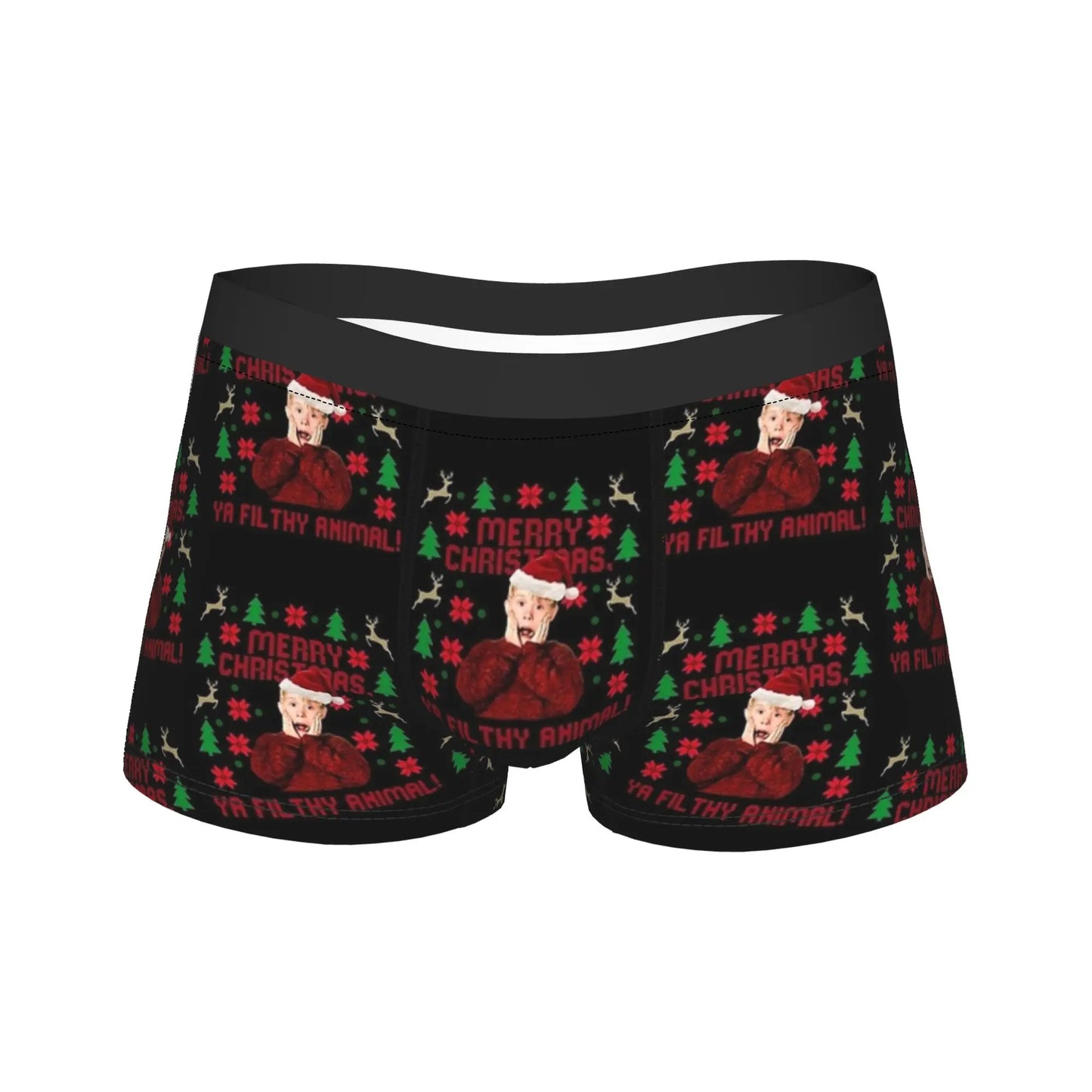 Men's Home Alone 1990 Movie Print Boxer Shorts