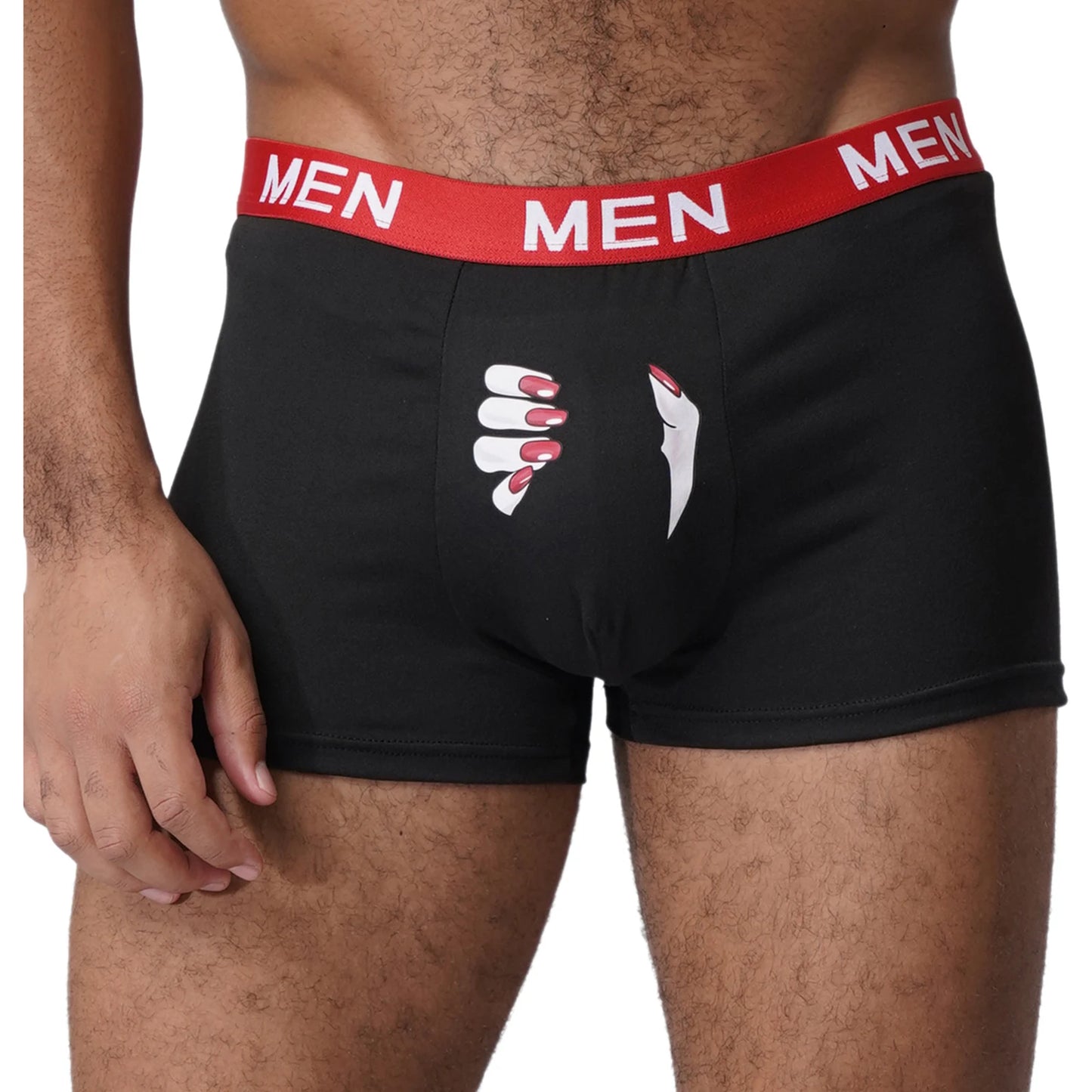 Mens Funny Print Boxer Shorts 3Pcs Set by Oyolan