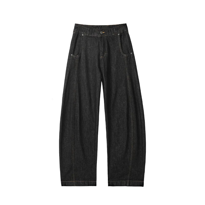 Men's Soft Black Denim Casual Jeans