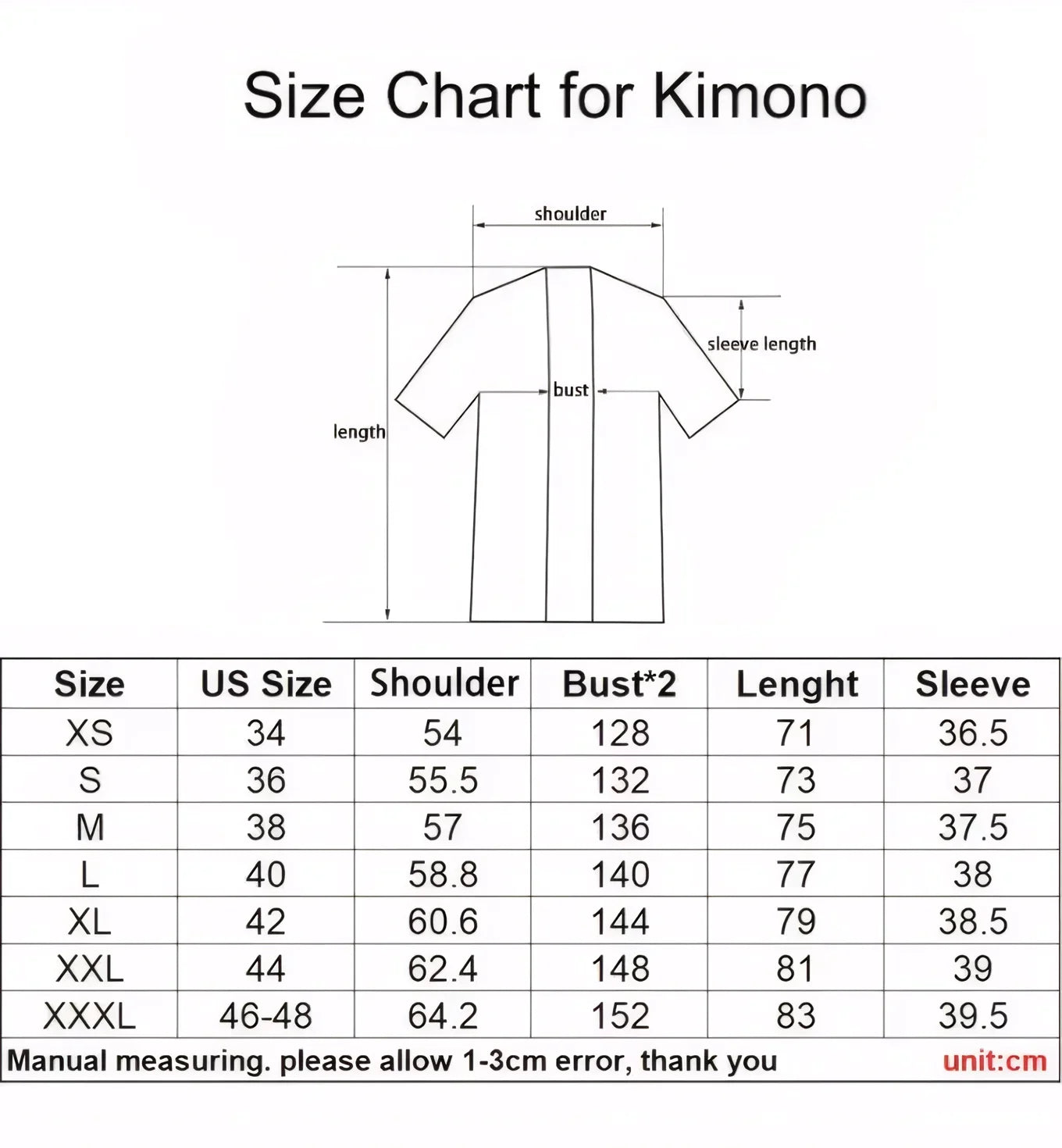 Men's Japanese Letter Print Kimono Cardigan
