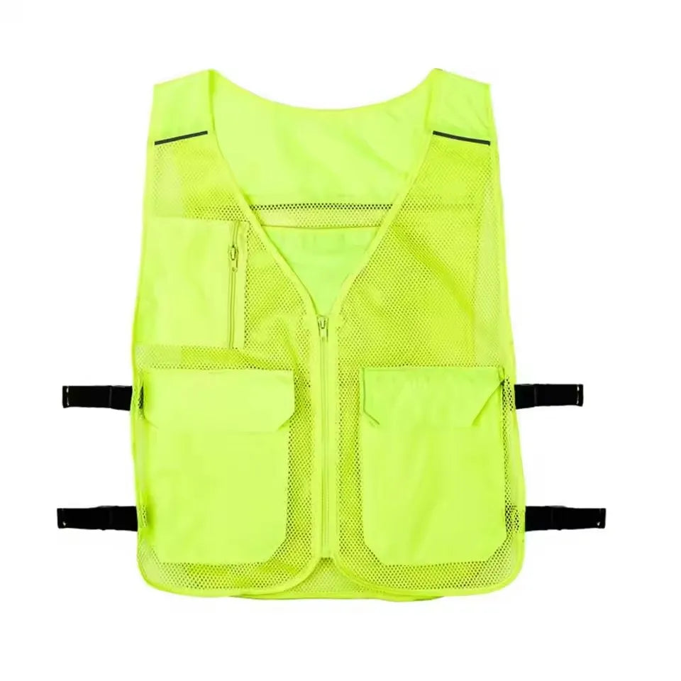Ice Cooling Vest 60x49cm Breathable Mesh Utility Jacket