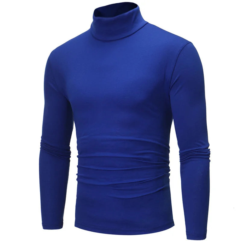 Men's Winter Thermal Shirt High Neck Slim Fit