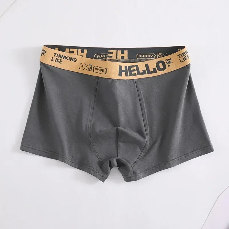 Men's Cotton Boxer Shorts Comfortable Breathable Underwear