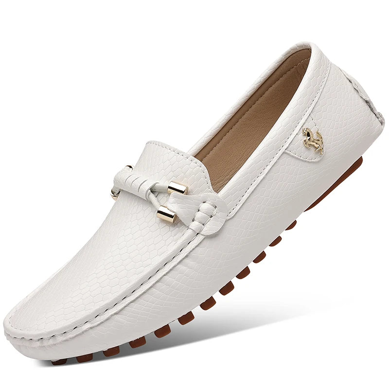 MAEDEF Men's PU Loafers Slip-On Casual Shoes