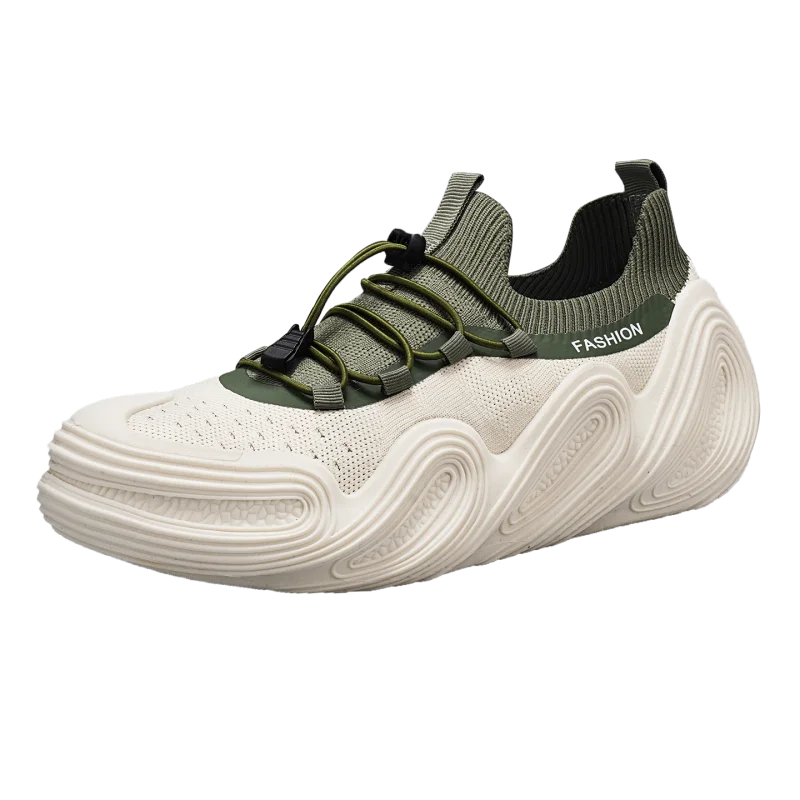 Men's Summer Mesh Casual Shoes with Thick Sole