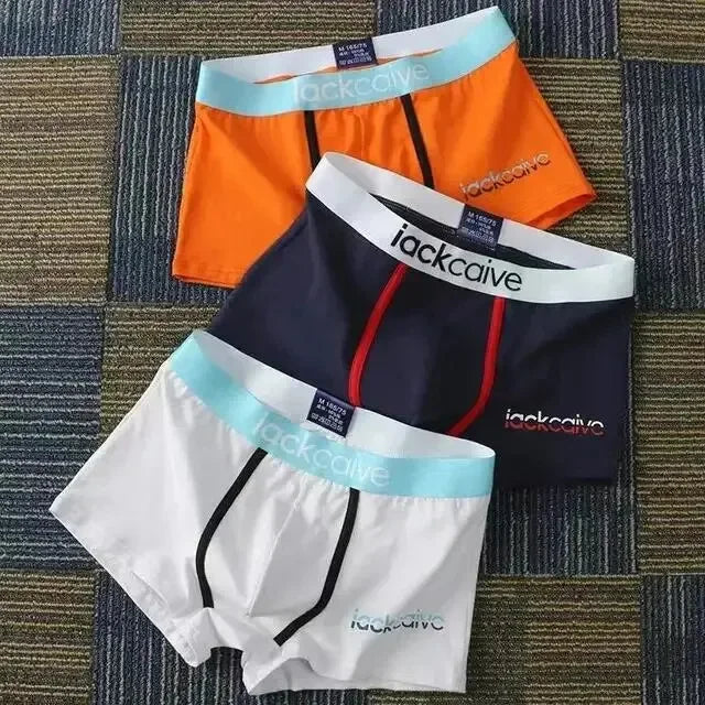 Men's Cotton Boxer Shorts 3Pcs Set M-3XL