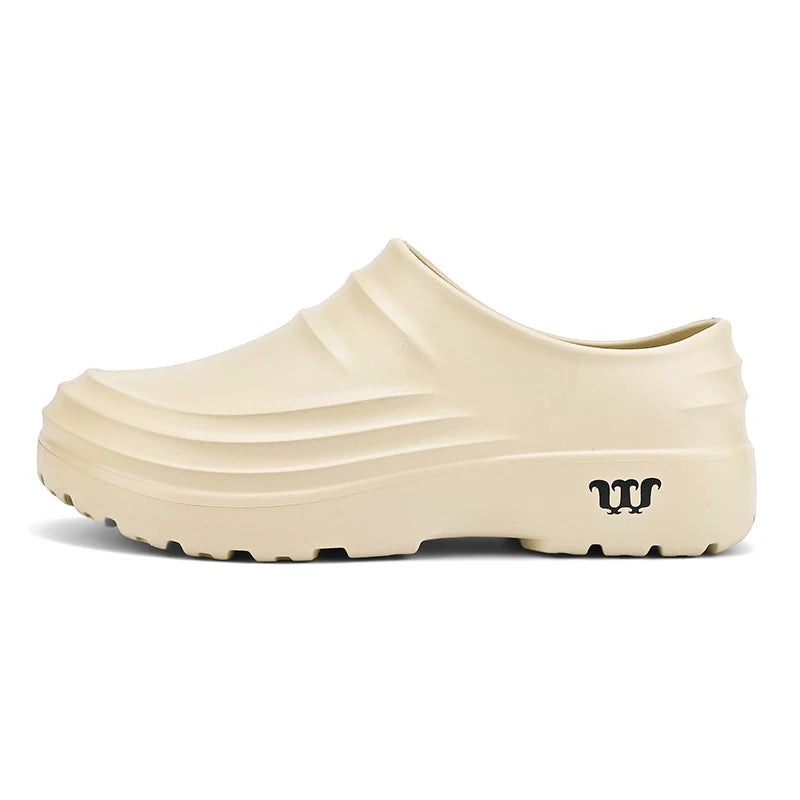 Size 48 Men's Waterproof Chef Sandals Anti-Slip Clogs
