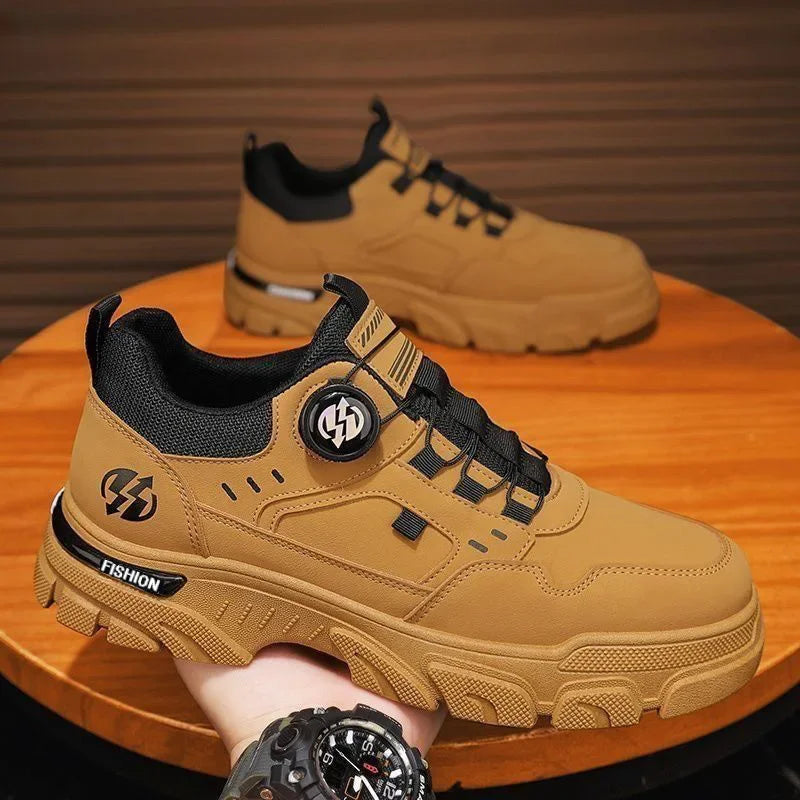 Leather Summer Men's Casual Sneakers Comfortable Sports Shoes