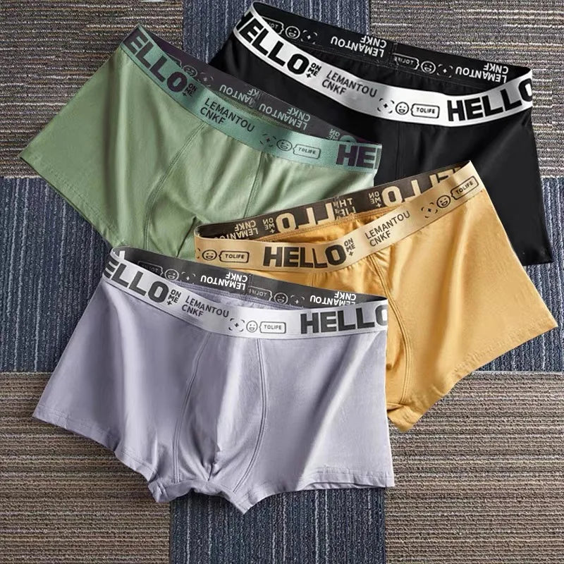Men's Large Size Breathable Polyester Sports Briefs