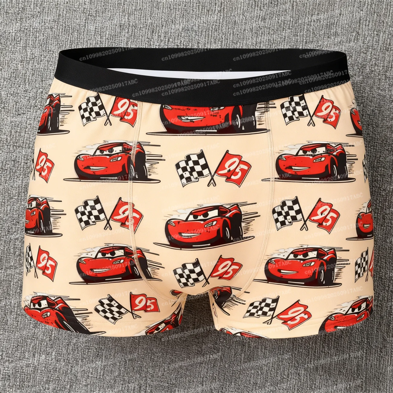 Men Funny Cars Lightning McQueen Panties Briefs Men Underwear Breathable Underpants for Male Women Underpants Couple Underpants