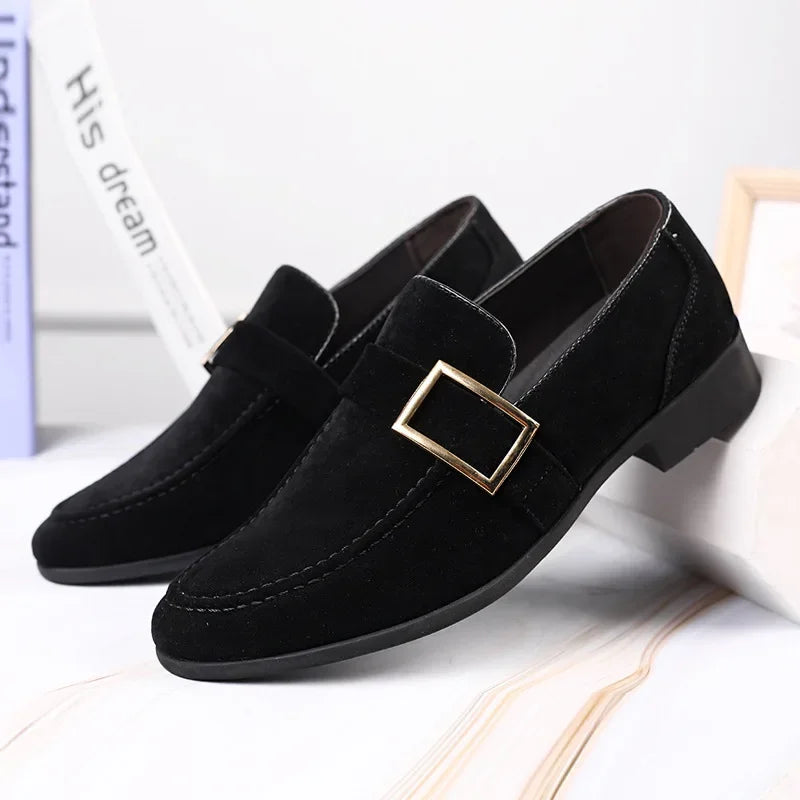 Men's Faux Suede Casual Business Loafers
