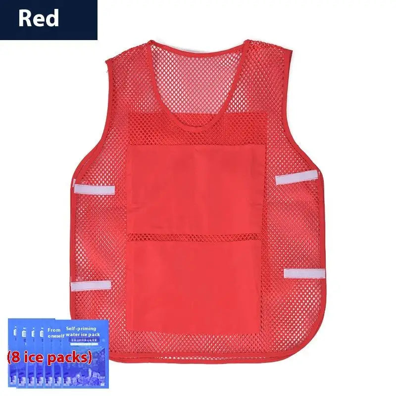 Summer Cooling Vest with Ice Bag Water Cooling System