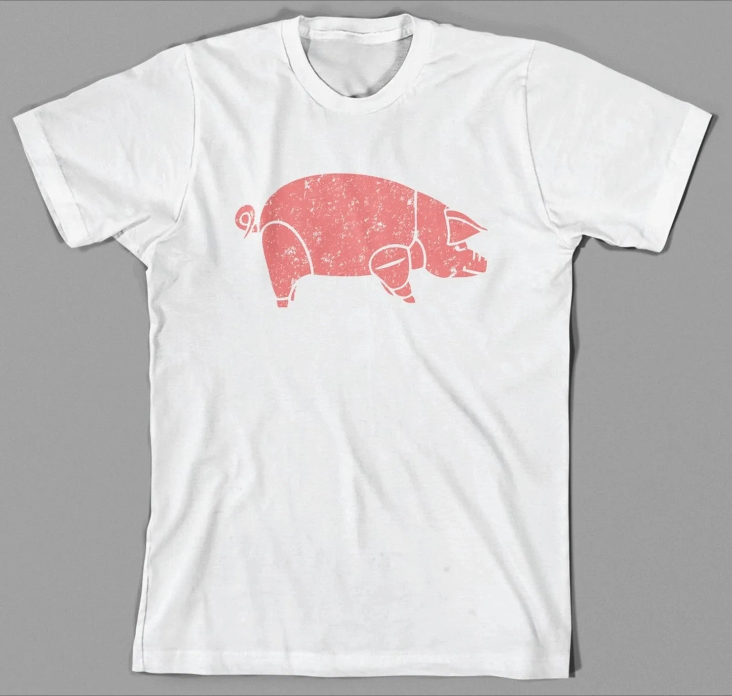 Pig Pink Floyd Animals T-Shirt Retro Y2K Style