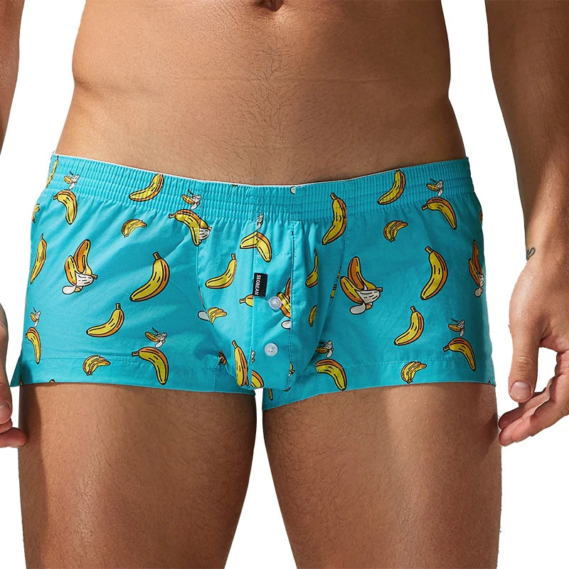 Boxers for Men - Men's 100% Cotton Boxer Briefs Underwear Premium Quality Shorts