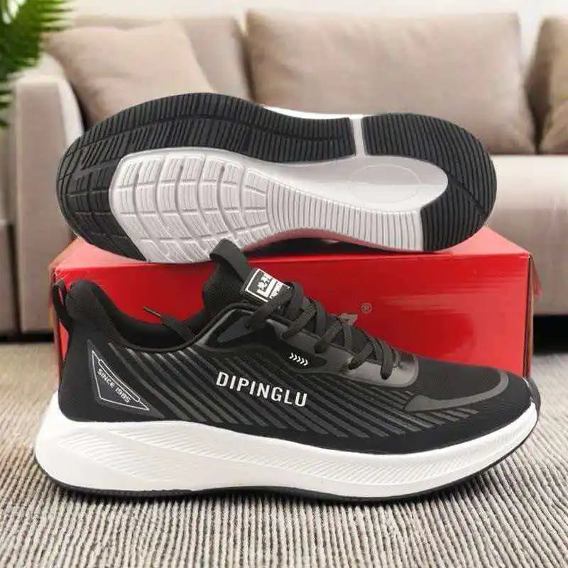 WOSHI Breathable Lightweight Running Shoes for Men Big Size
