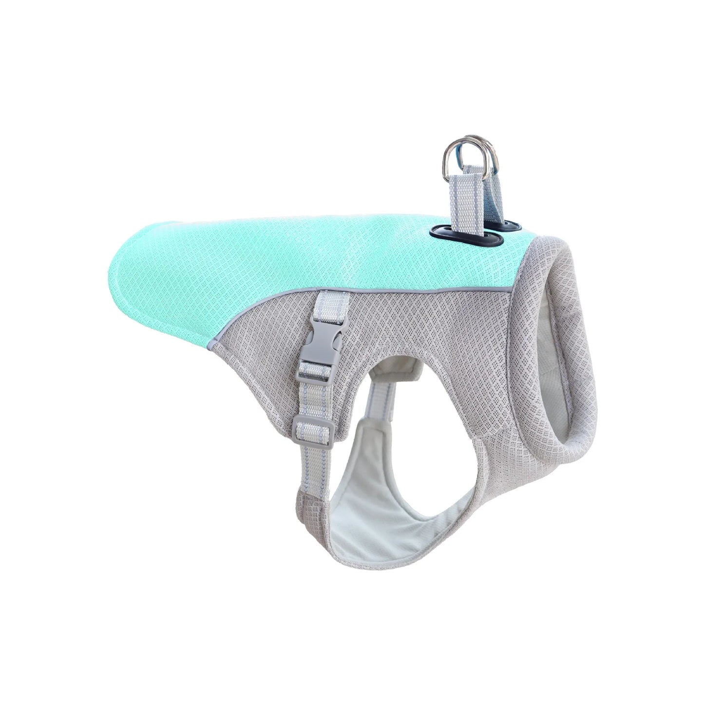 Summer Dog Cooling Vest Breathable Polyester for Outdoor Use