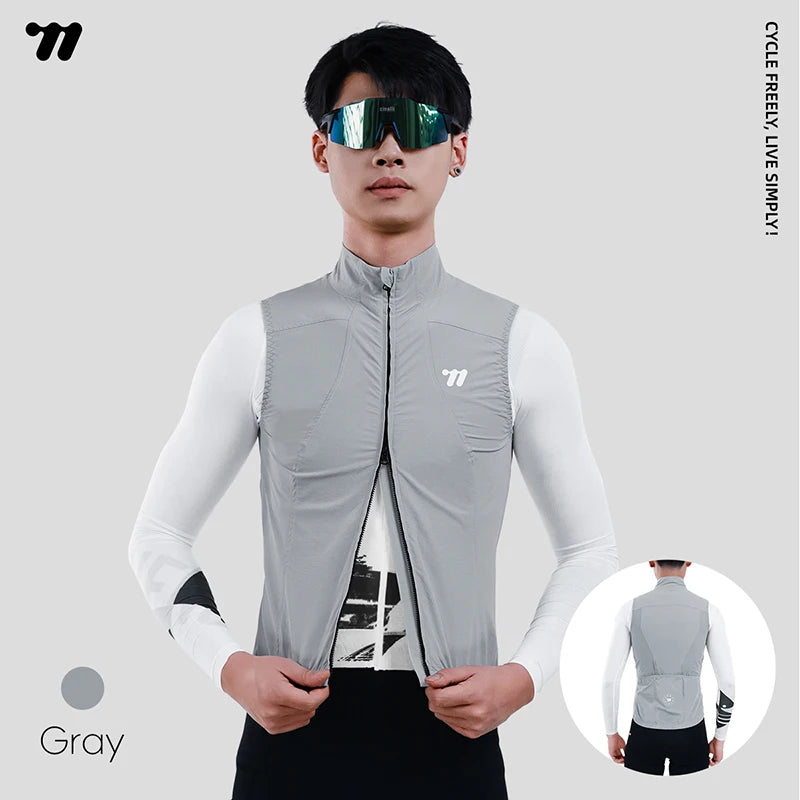 West Biking Men's Cycling Vest Windbreaker Lightweight