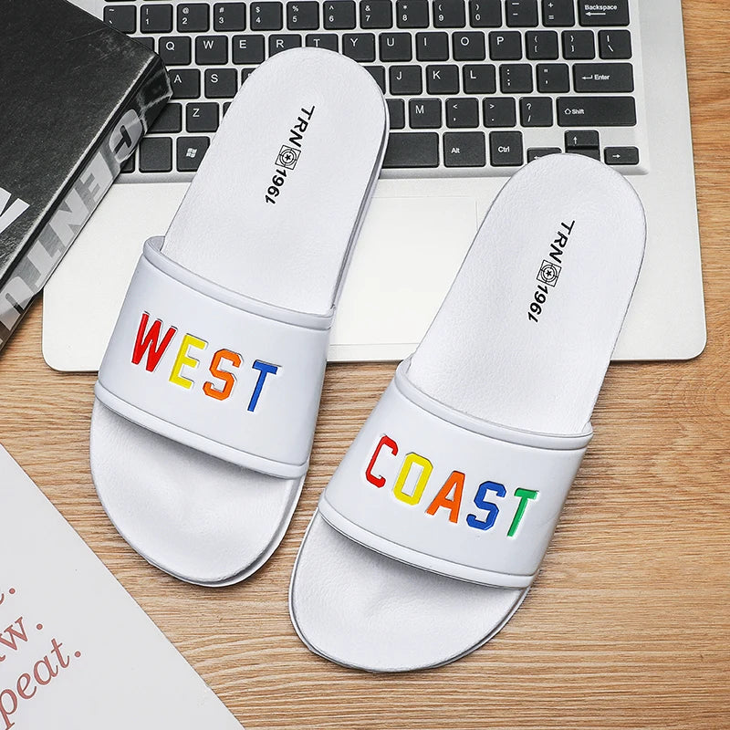 Men's Summer Indoor Outdoor Slippers Clogs with Massage Sole