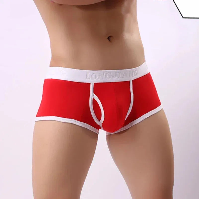 Men's Cotton Boxer Shorts Comfortable Breathable Underwear