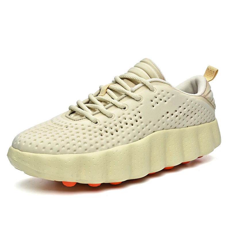 Men Casual Shoes Thick Sole Breathable Summer Sneakers