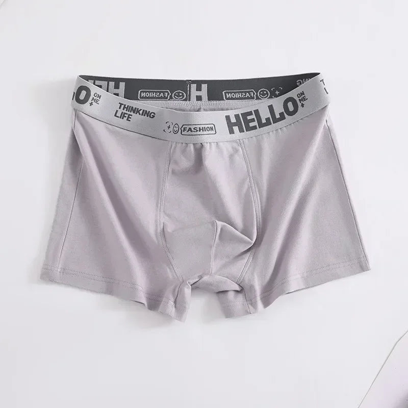Men's Cotton Boxer Shorts for Summer Sports