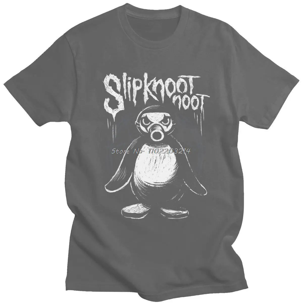Funny Cotton Pingu T-Shirt for Men
