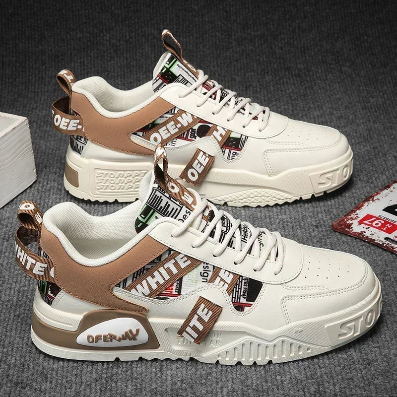 Men's Leather Sports Shoes for Summer Activities