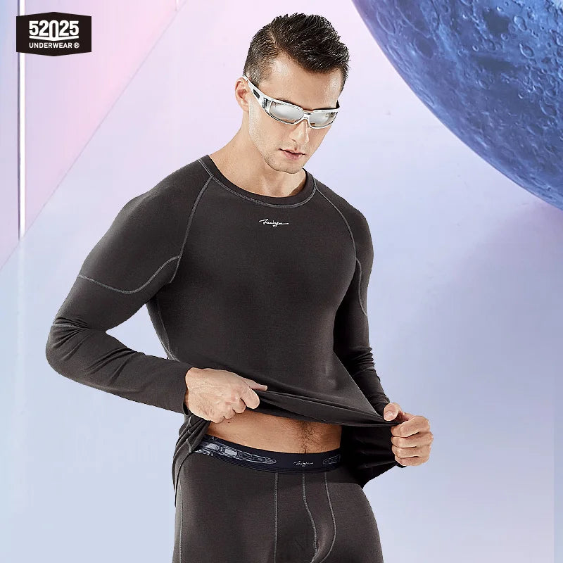 Thermal Underwear with Merino Wool – Warm, Soft Fleece-Lined Long Johns