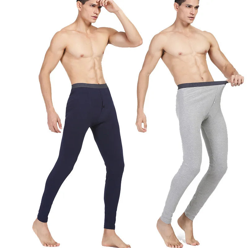 Men Long Johns Thermal Skin-Friendly Underwear / Tights