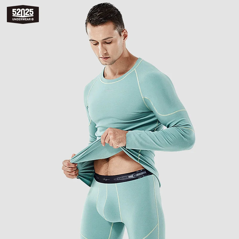 Thermal Underwear with Merino Wool – Warm, Soft Fleece-Lined Long Johns