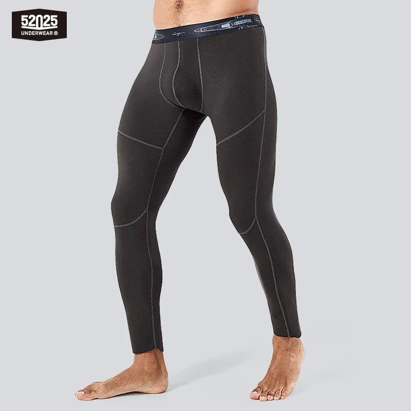 Thermal Underwear with Merino Wool – Warm, Soft Fleece-Lined Long Johns