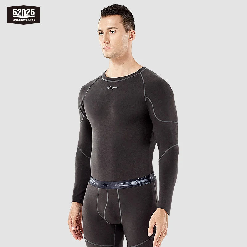 Thermal Underwear with Merino Wool – Warm, Soft Fleece-Lined Long Johns