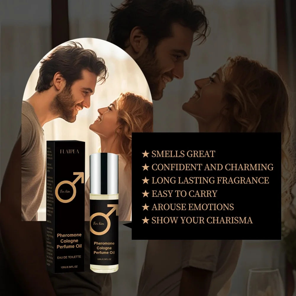Men's Alcohol Free Roll-on Pheromone Cologne 10ml