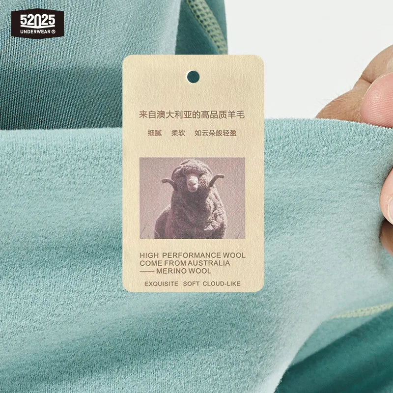 Thermal Underwear with Merino Wool – Warm, Soft Fleece-Lined Long Johns