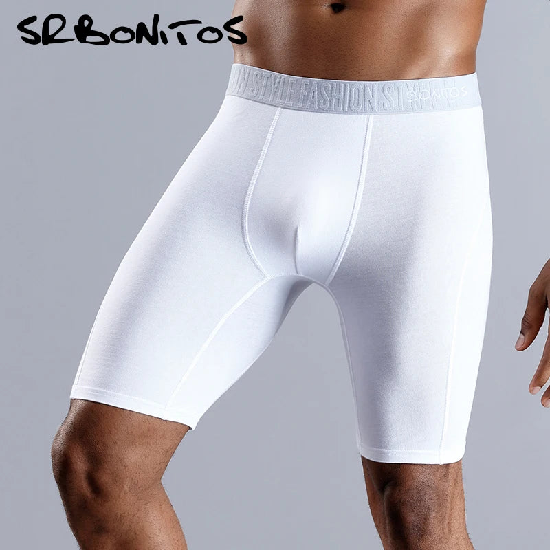 Men's Cotton Boxer Shorts B7 White