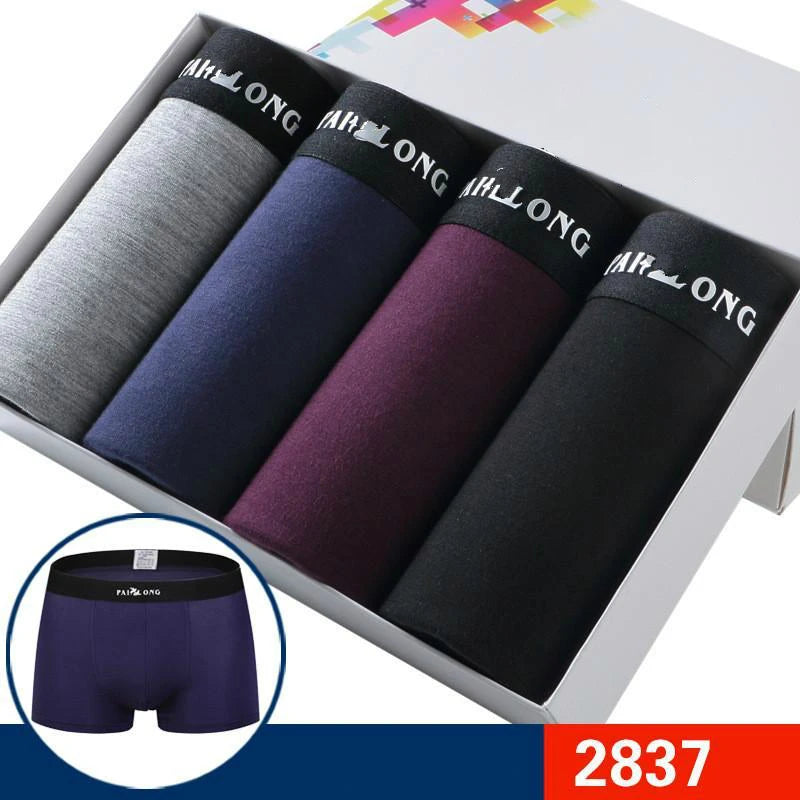 Men's Printed Modal Spandex Boxer Shorts
