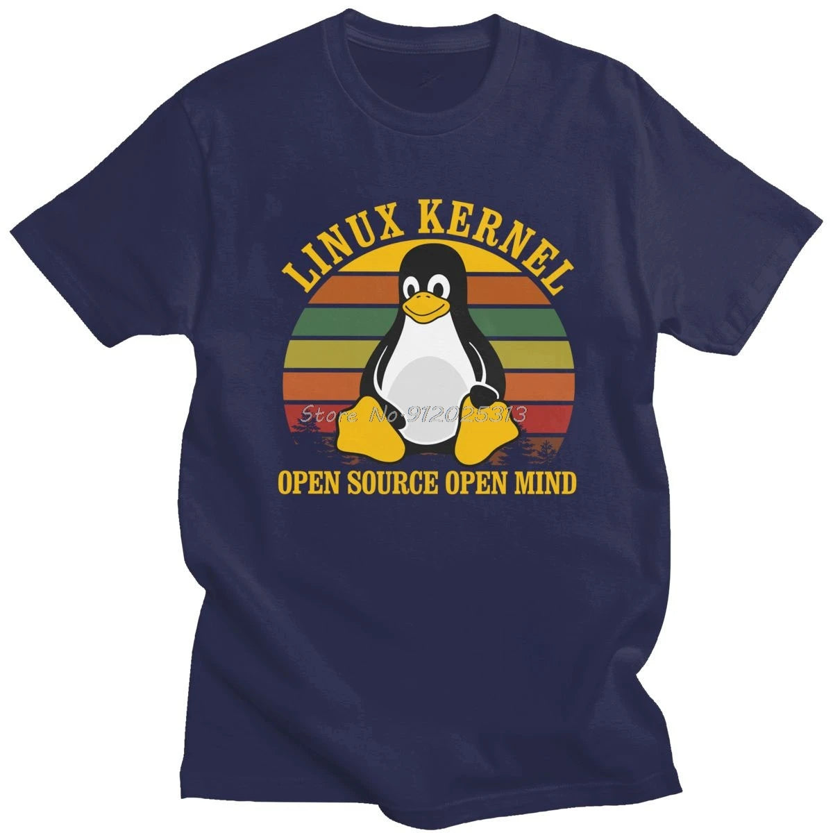 Funny Retro Linux T Shirt Cotton Programmer Tee