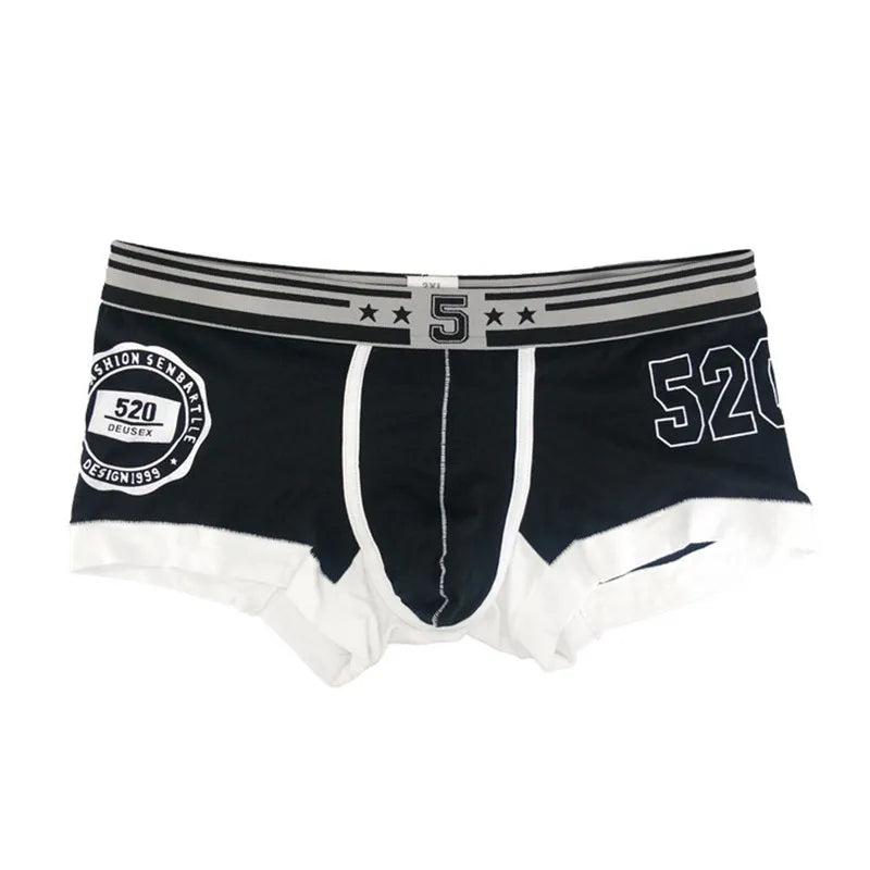 Cotton Low Waist Printed Boxer Shorts for Men