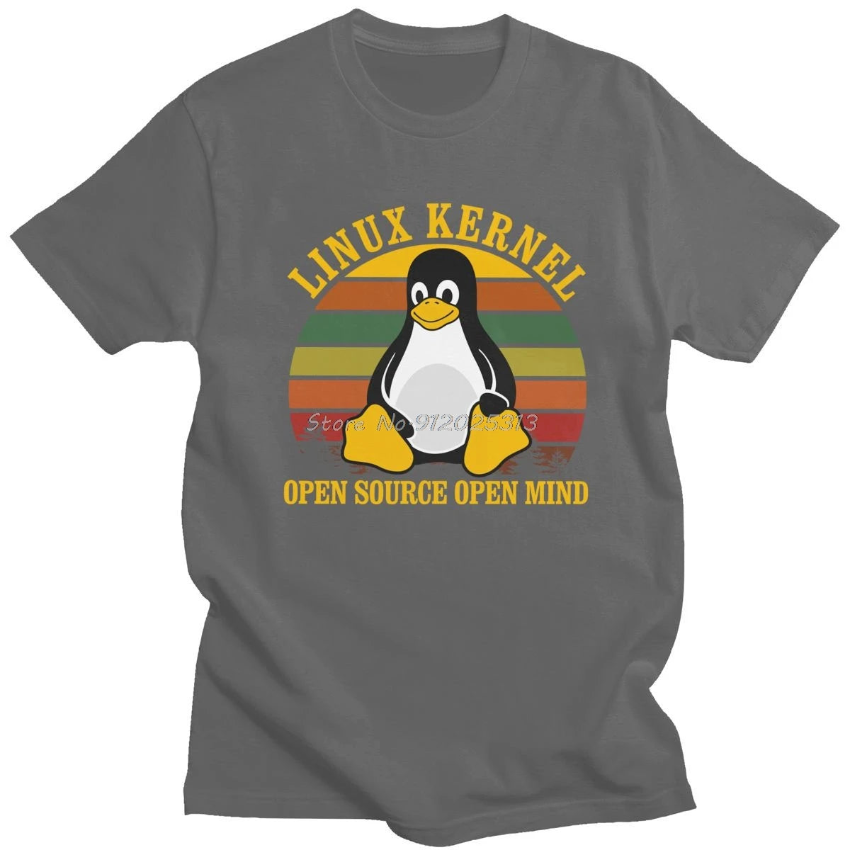 Funny Retro Linux T Shirt Cotton Programmer Tee