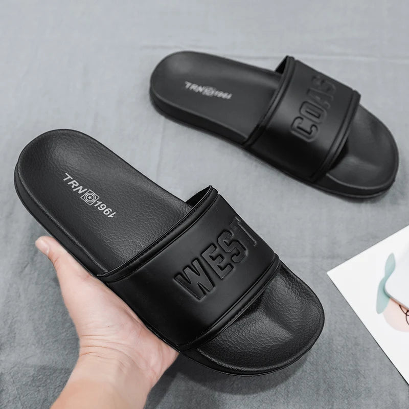 Men's Summer Indoor Outdoor Slippers Clogs with Massage Sole