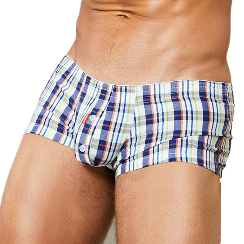 Cotton Boxer Shorts for Men by SEOBEAN