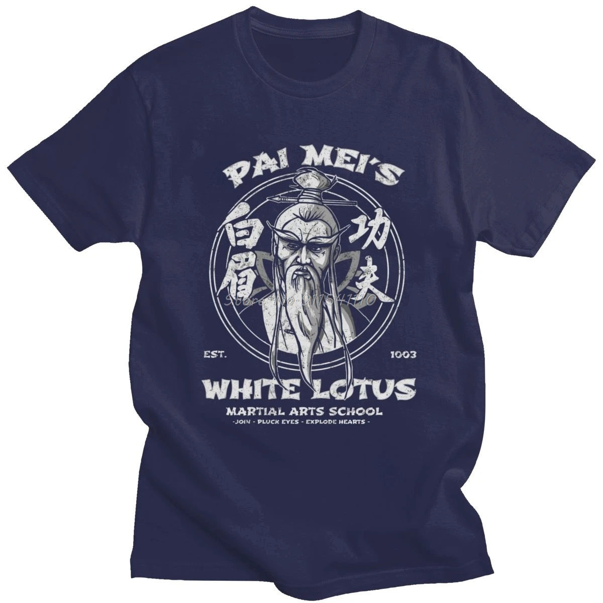 Pai Mei Kill Bill Cotton T-Shirt for Men