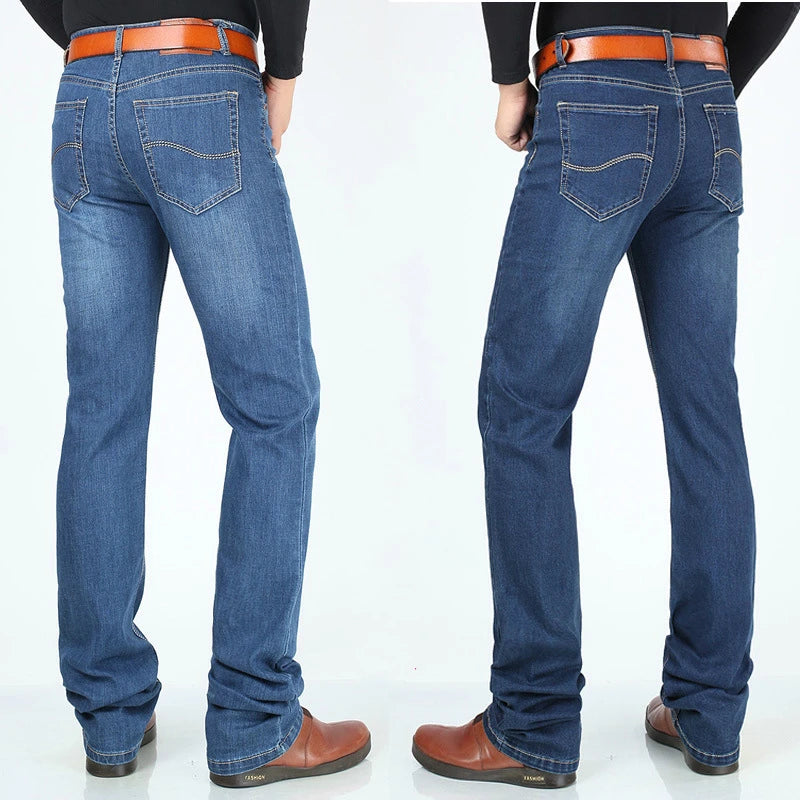 Men's Casual Denim Pants Autumn Spring 120 Cm Long Jeans