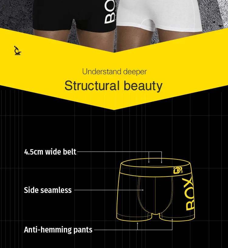 Men's Boxer Shorts by ORLVS in Cotton Spandex