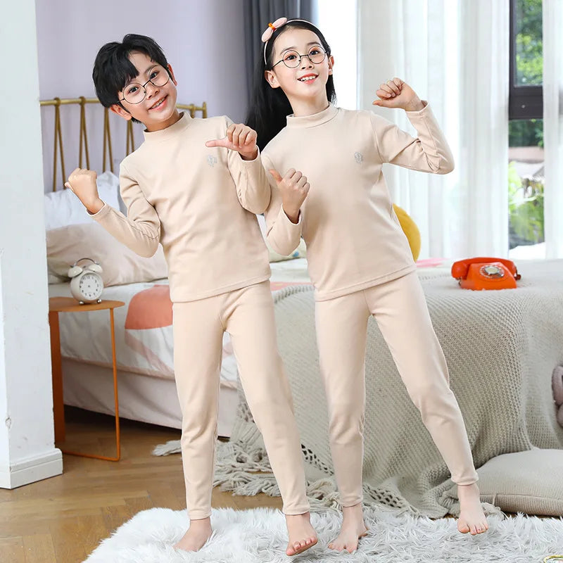 Children's Thermal Underwear Set Autumn And Winter Thick Boy And Girls Clothing