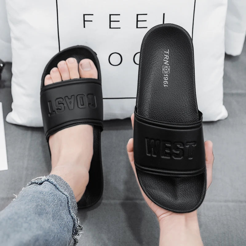 Men's Summer Indoor Outdoor Slippers Clogs with Massage Sole