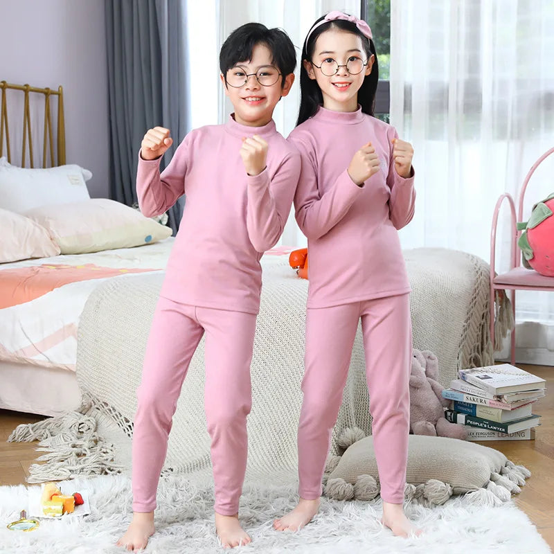 Children's Thermal Underwear Set Autumn And Winter Thick Boy And Girls Clothing