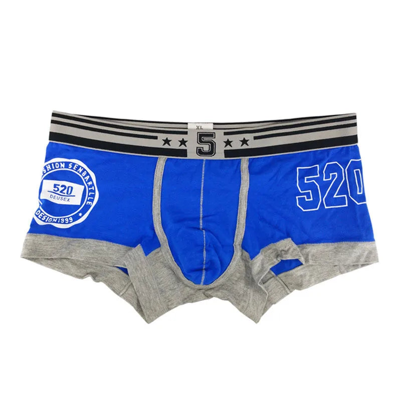 Cotton Low Waist Printed Boxer Shorts for Men