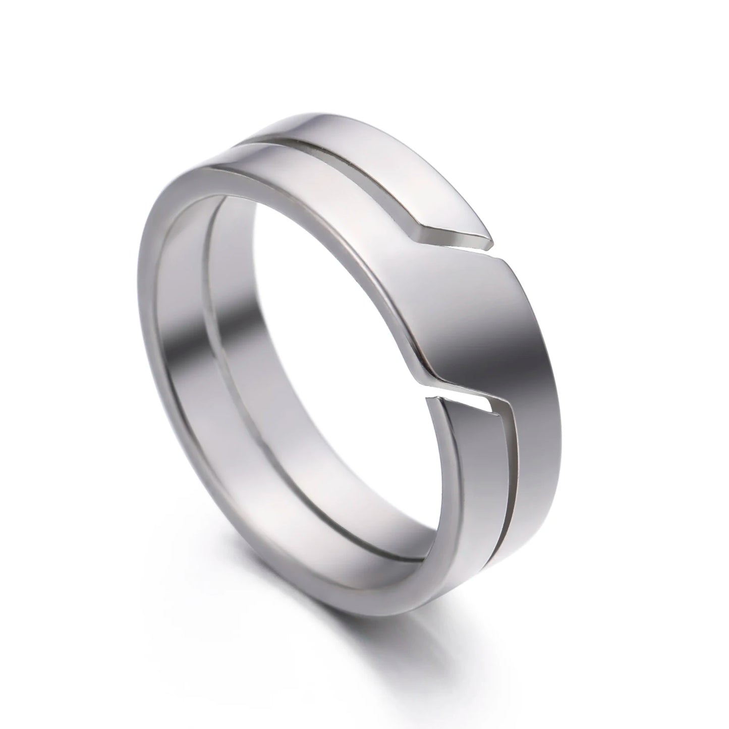 skyrim Stainless Steel Ring for Men + Women Black Minimalist Casual Ring